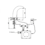 Newarc Elite Fotoselli Lavabo Bataryası