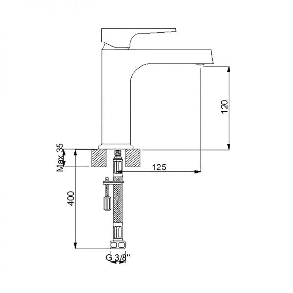 Newarc Aqua Lavabo Bataryası
