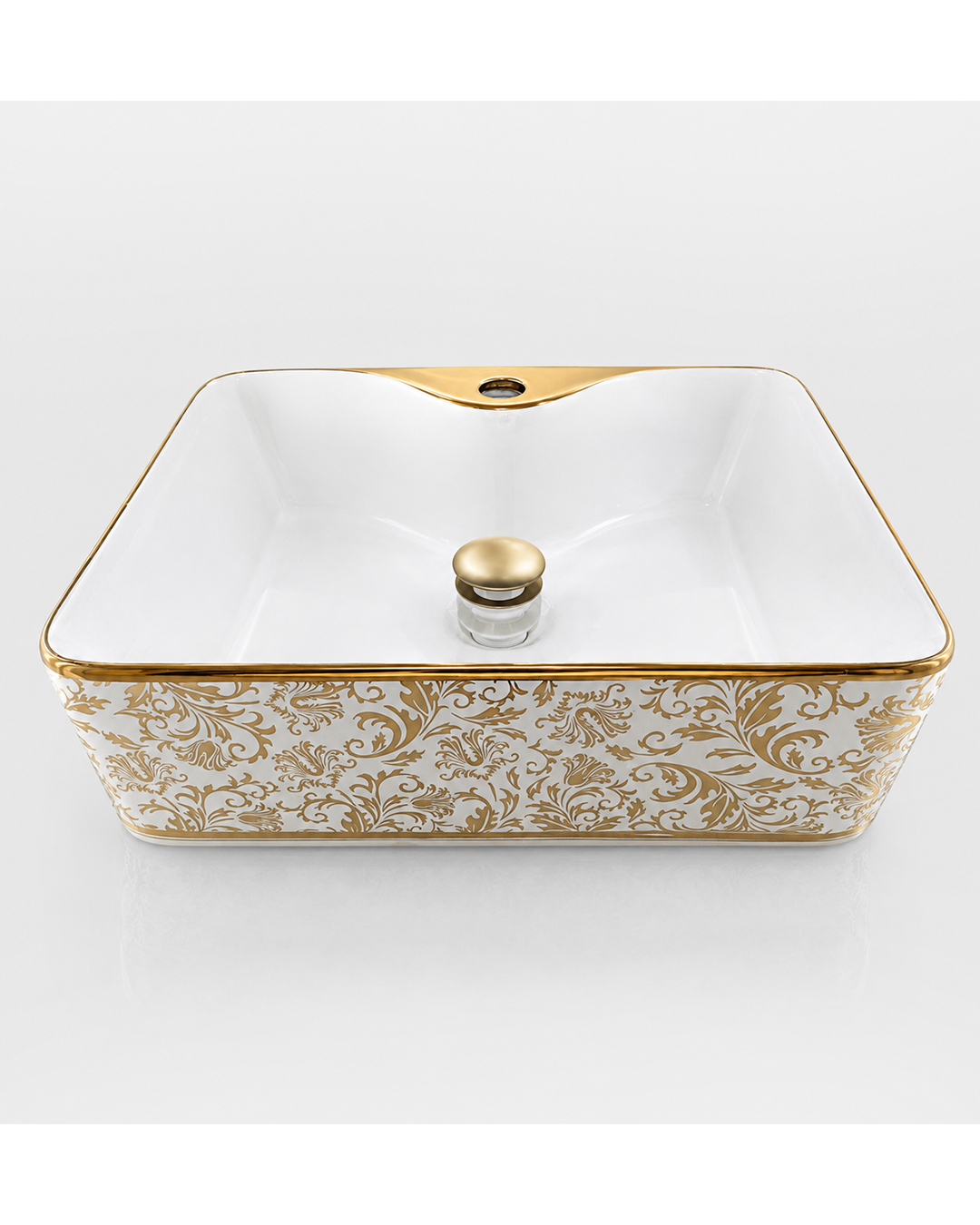 Opaline Gold Kare Lavabo